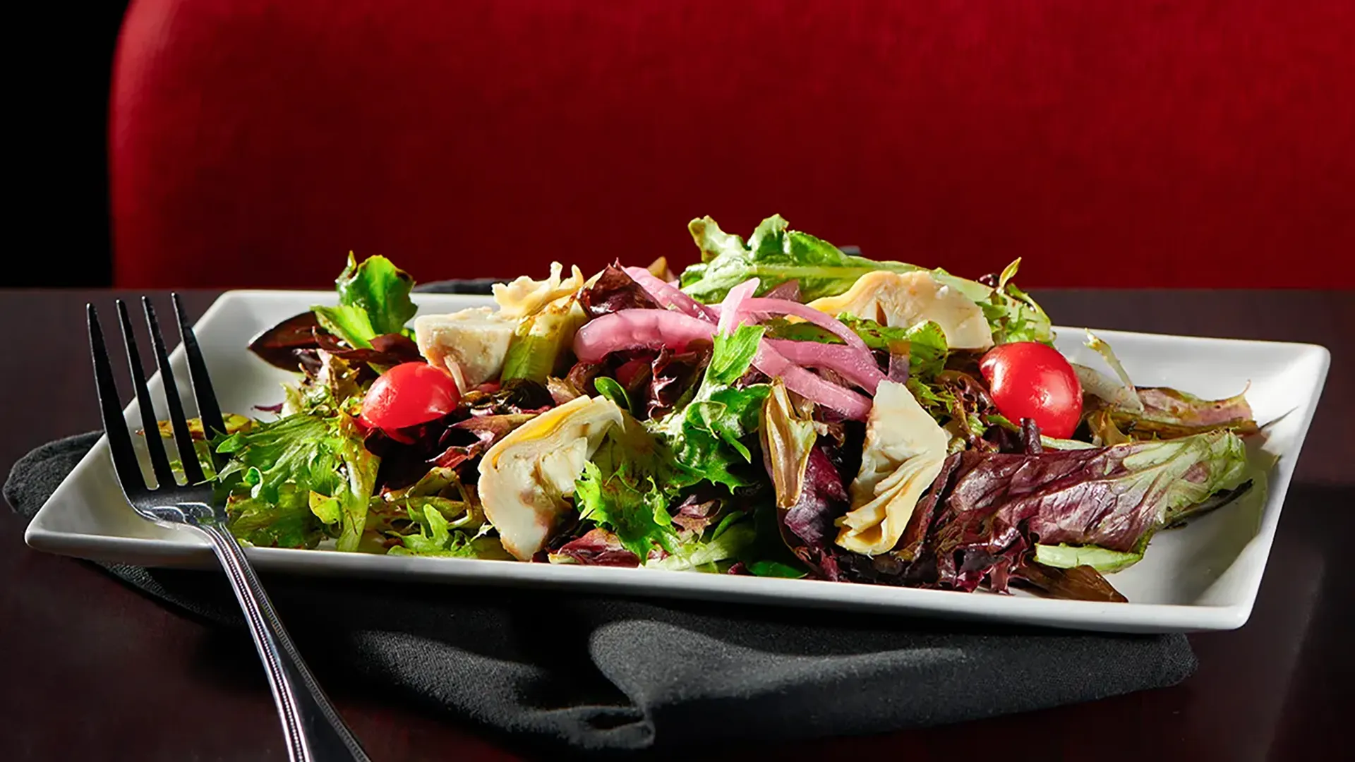 salade-italienne-PACINI Salade italienne PACINI avec légumes frais et vinaigrette maison